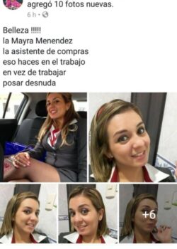 Mayra Menendez Secretaria Puta de Fundasen 84